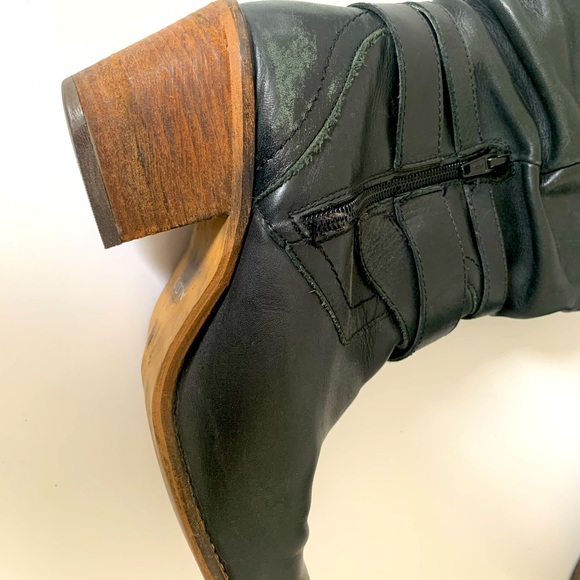 ALDO black western-styled leather boots - 8.5 - Picture 7 of 10
